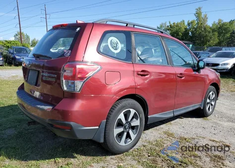 2018 Subaru Forester 2.5I z USA, uszkodzony, nr VIN JF2SJABC6JH539293